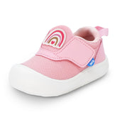 Jan & Jul Mini-Flyer Toddler Sneakers - Pink Rainbow